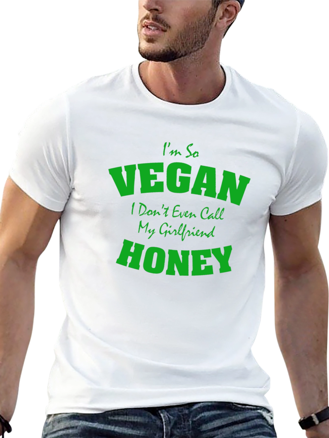 Vegan Graphic Tee - Im So Vegan Honey