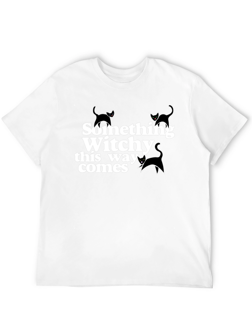 Something Witchy This Way Comes Black T-Shirt