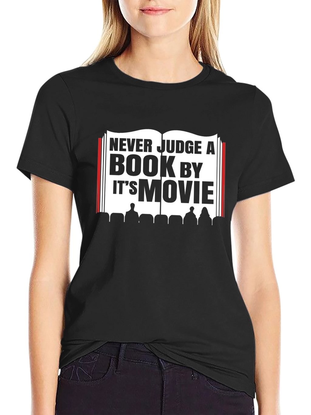 Never Judge a Book by its Movie T-Shirt