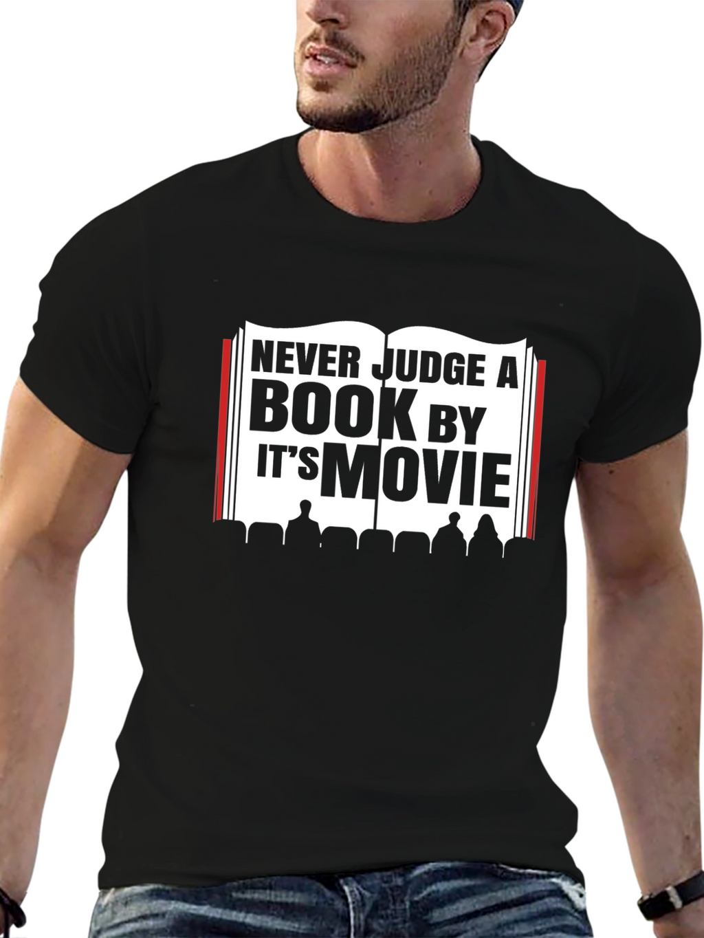 Never Judge a Book by its Movie T-Shirt