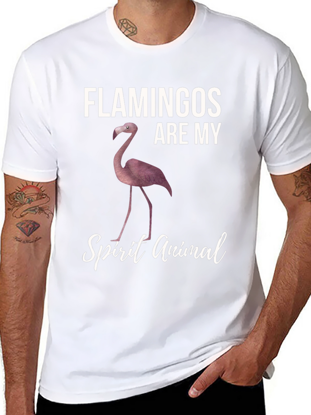 Flamingos Are My Spirit Animal T-Shirt