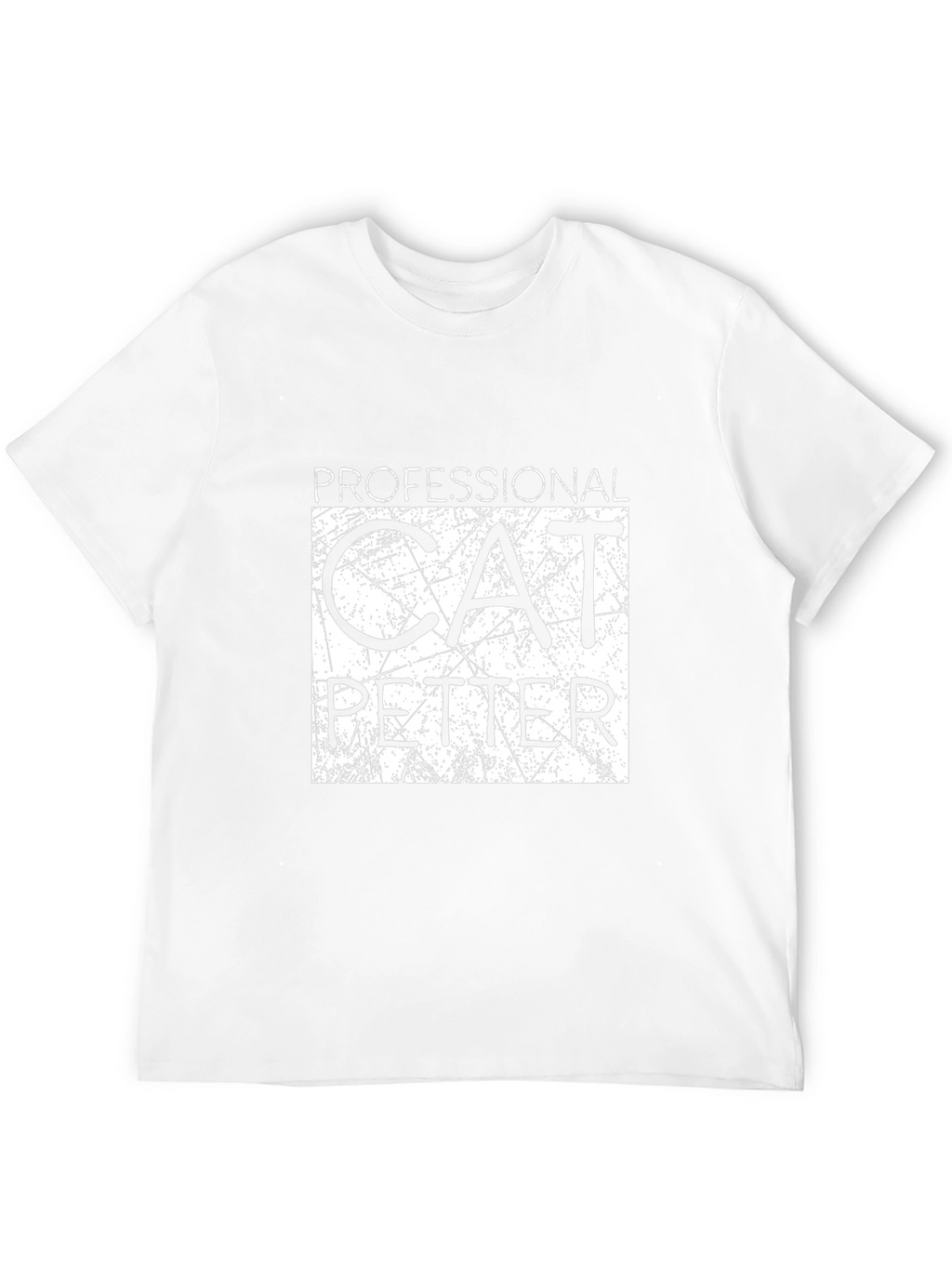 Professional Cat Petter Graphic Tee - Black