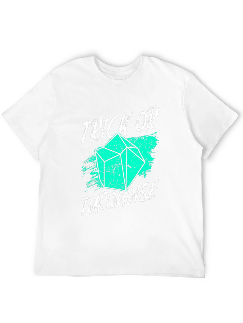 Trick or Turquoise T-Shirt - Black Tee