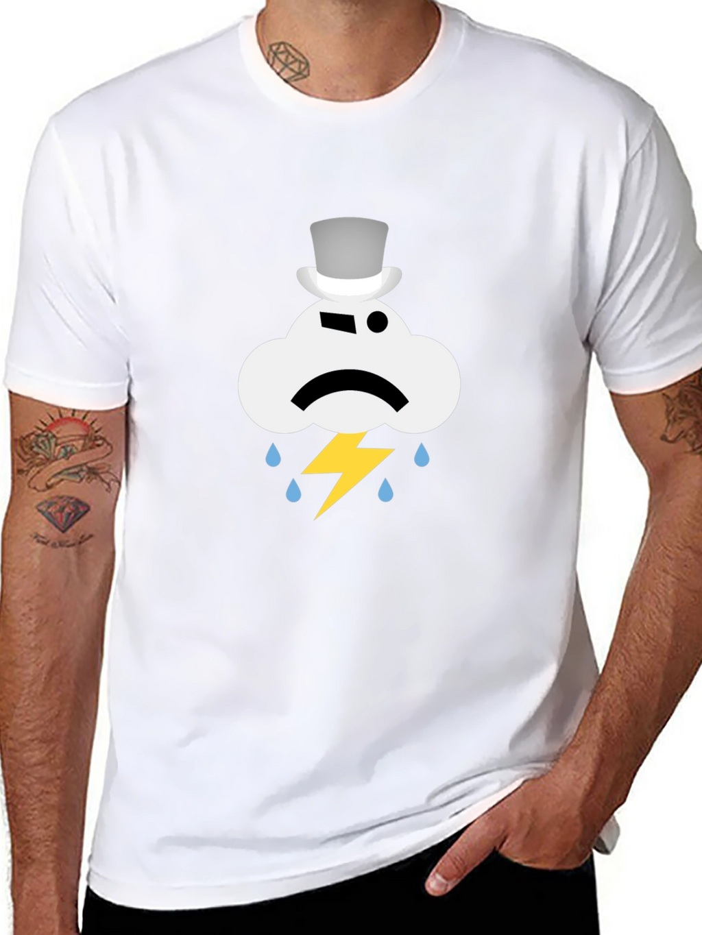 Funny Grumpy Cloud T-Shirt - Weather Humor Tee