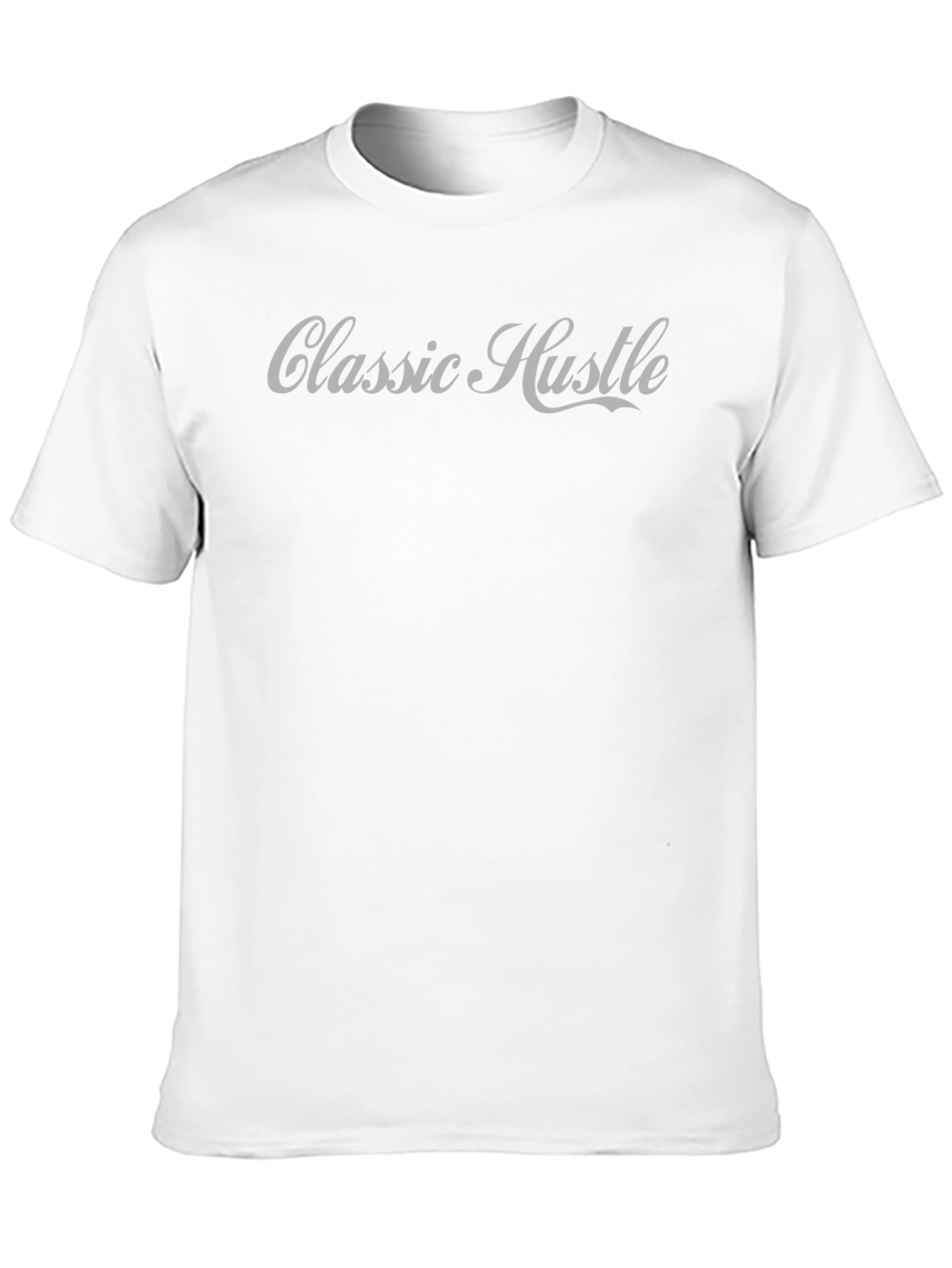Classic Hustle Tee - Premium Black Cotton