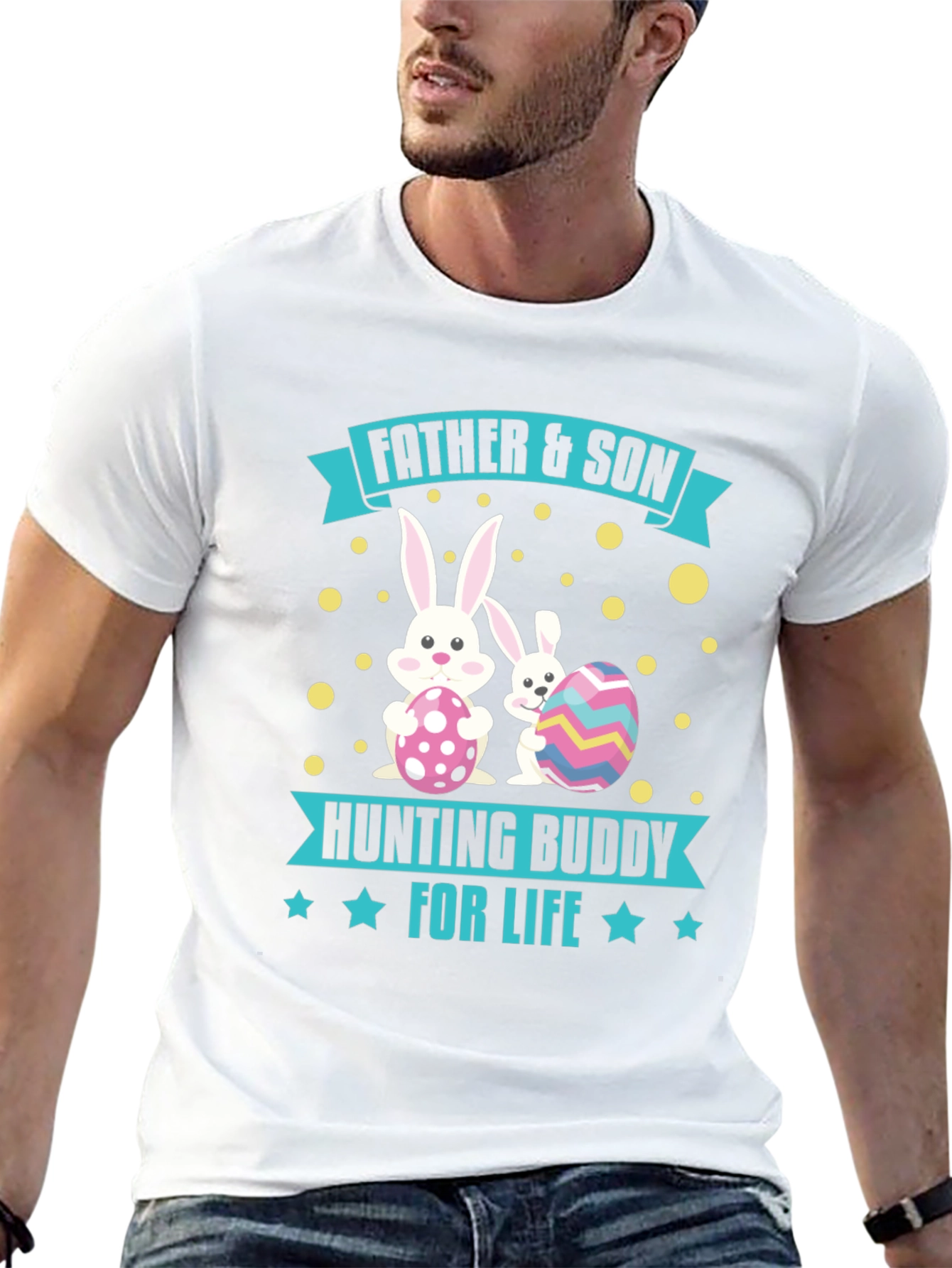 Father & Son Hunting Buddy Easter T-Shirt