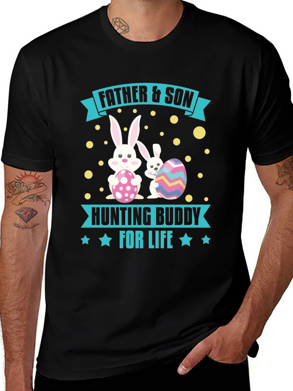 Father & Son Hunting Buddy Easter T-Shirt
