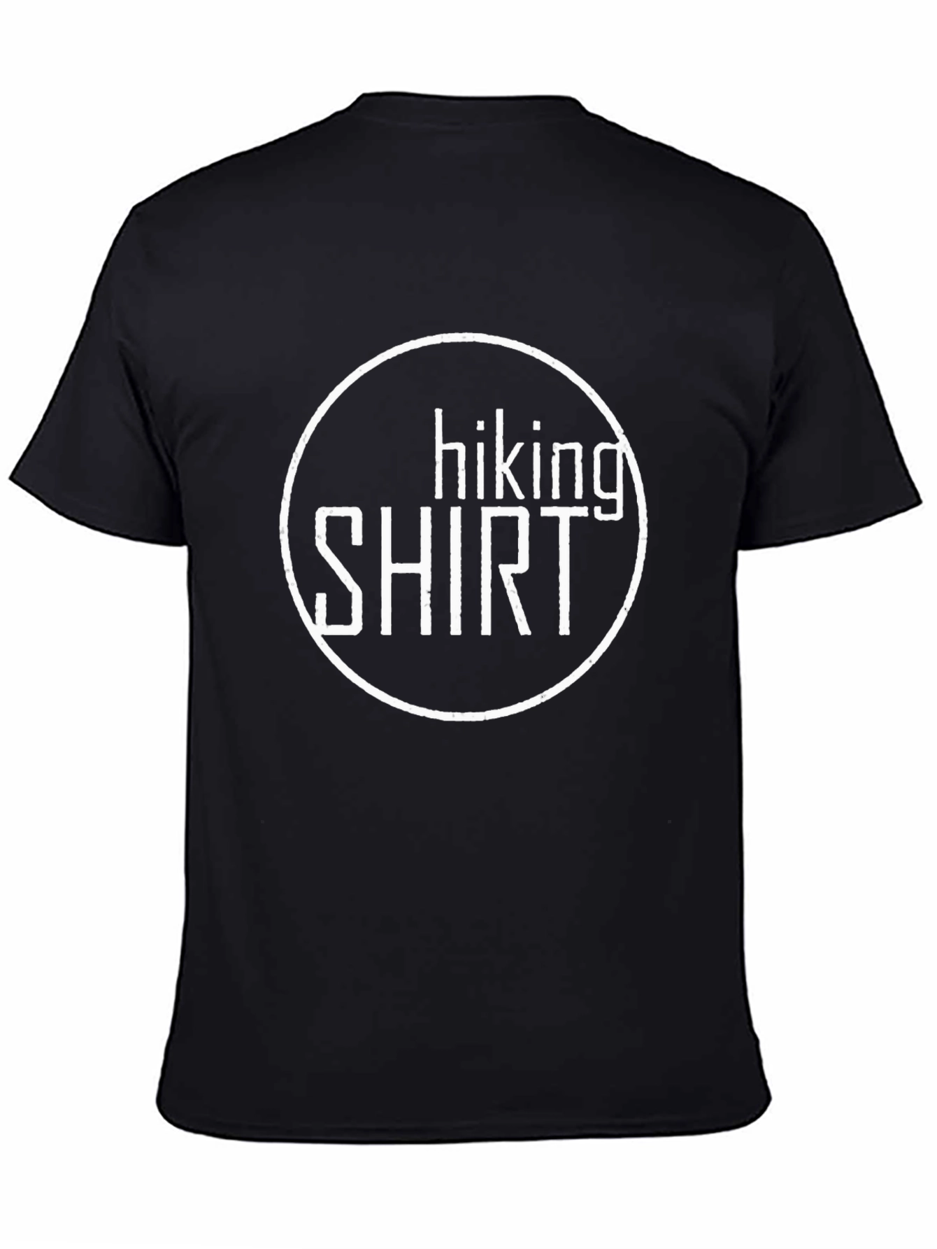 Hiking Shirt Graphic Tee - Black Cotton Blend