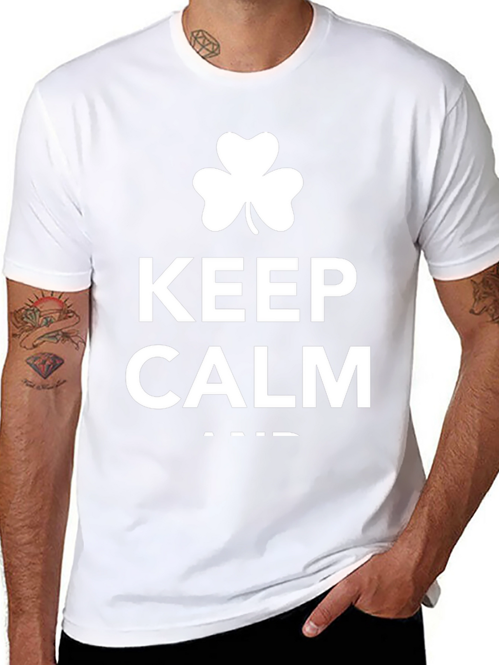 Keep Calm St. Patricks Day Graphic T-Shirt