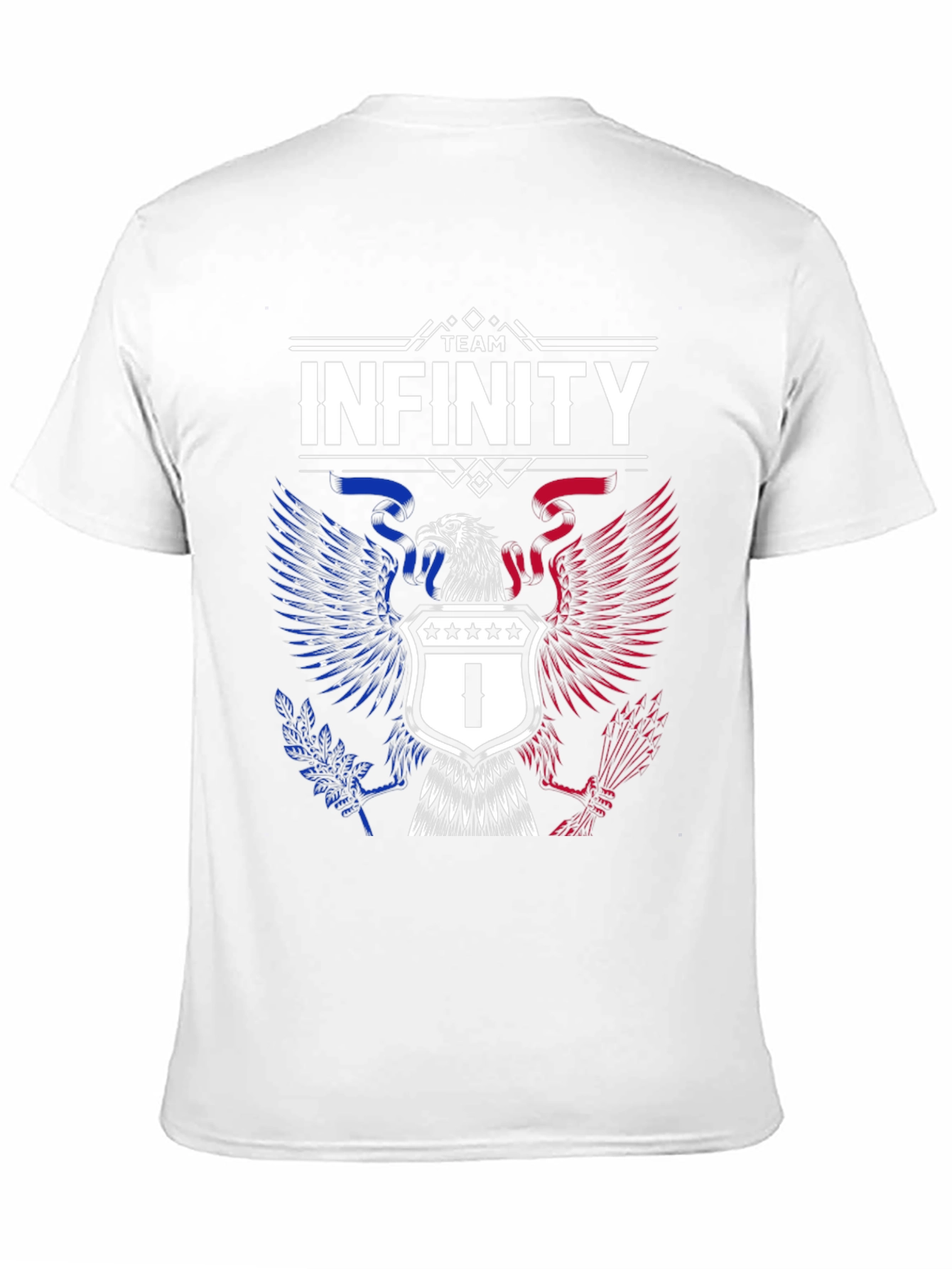 Team Infinity Eagle Graphic Tee - Patriotic Style