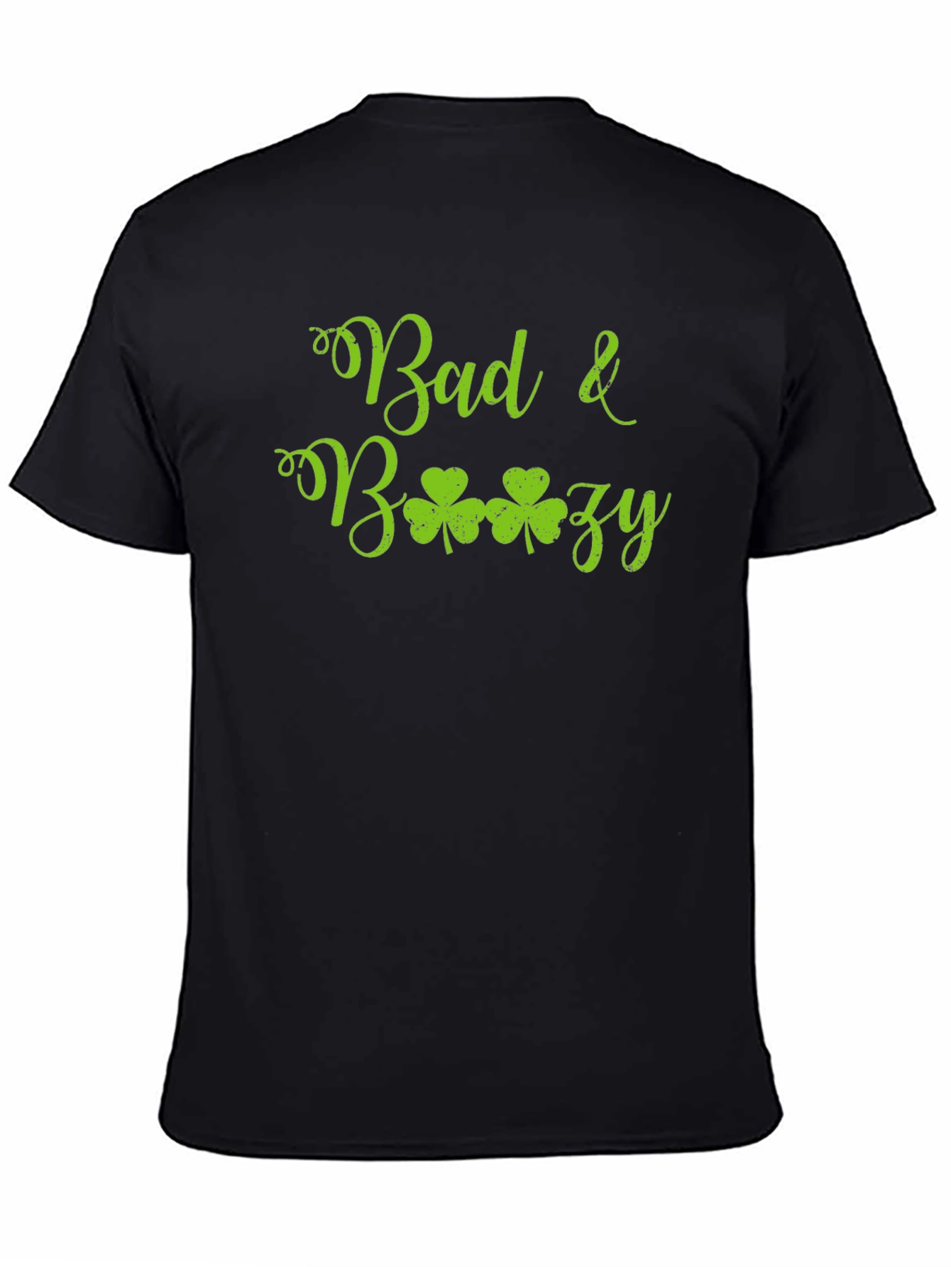 Bad & Boozy Shamrock Graphic T-Shirt