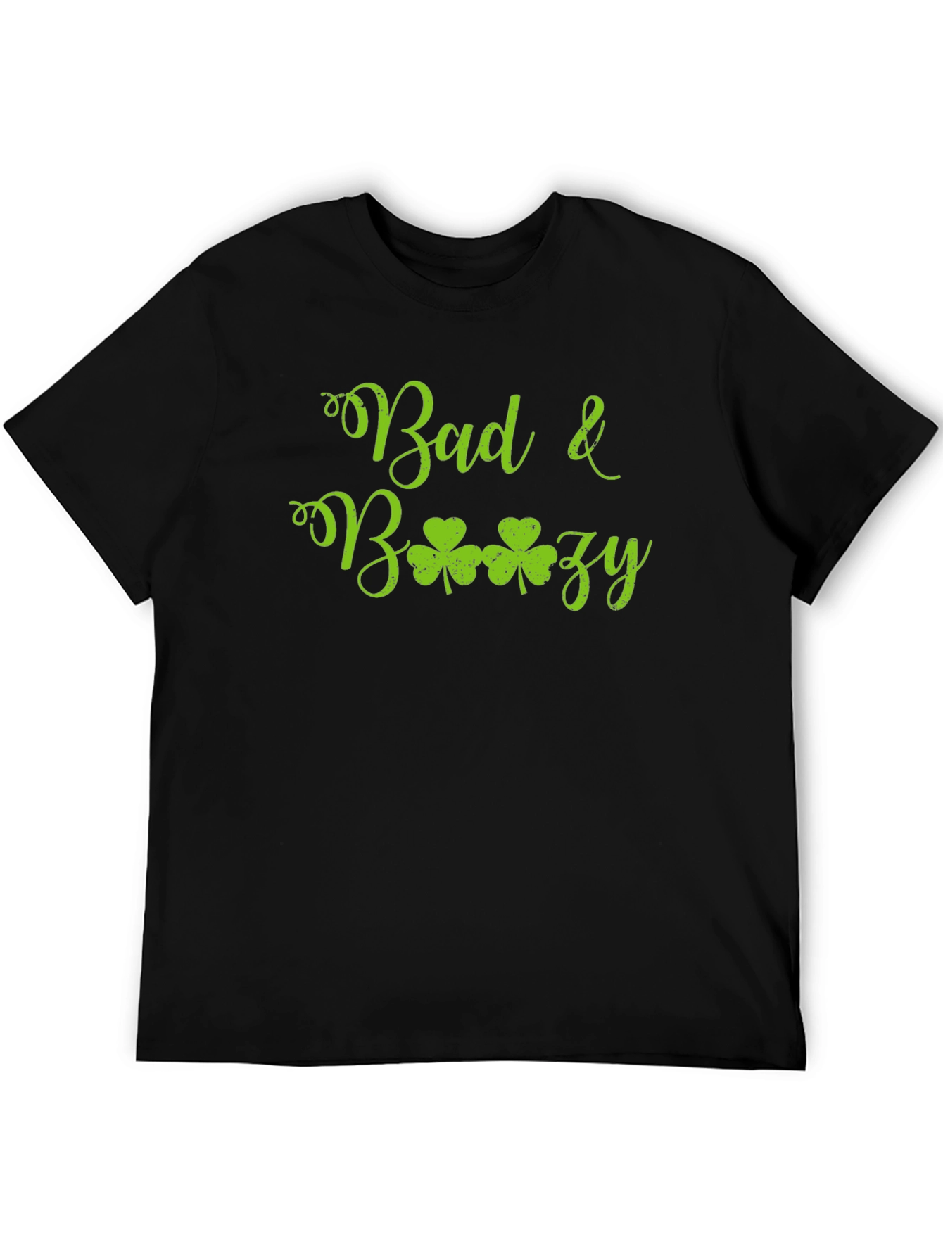 Bad & Boozy Shamrock Graphic T-Shirt