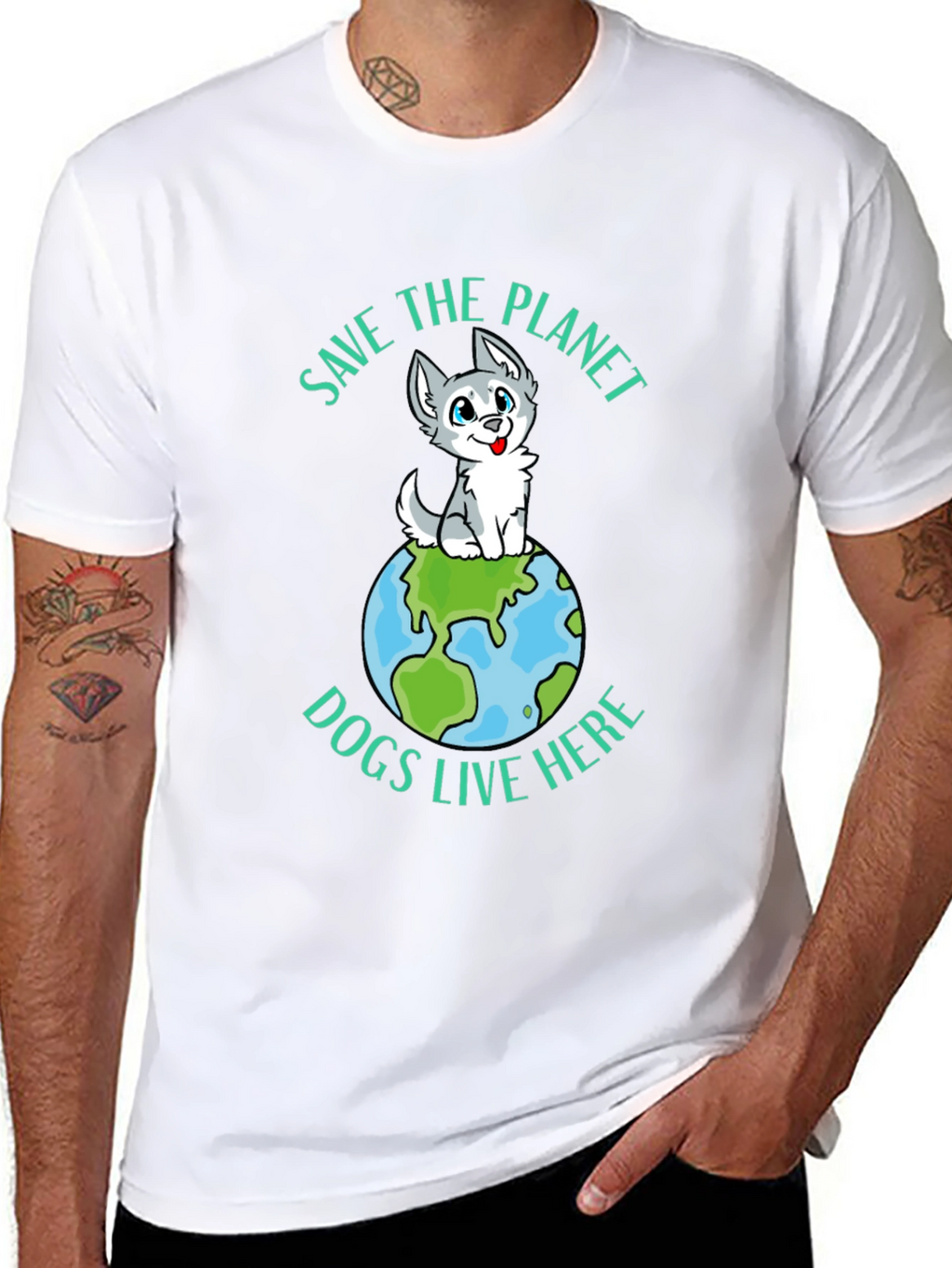 Save the Planet Dogs T-Shirt