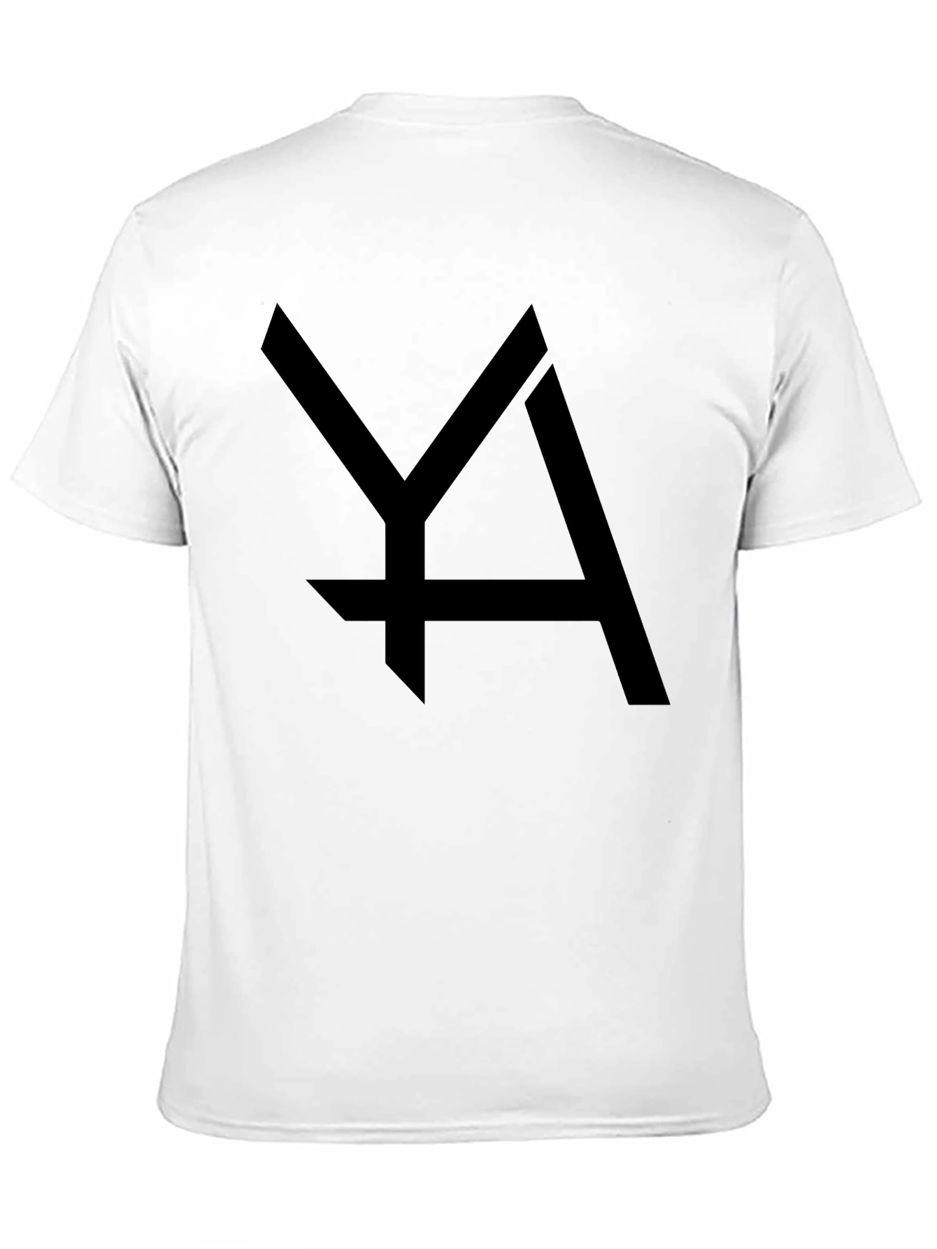 Minimalist YA Graphic Black T-Shirt