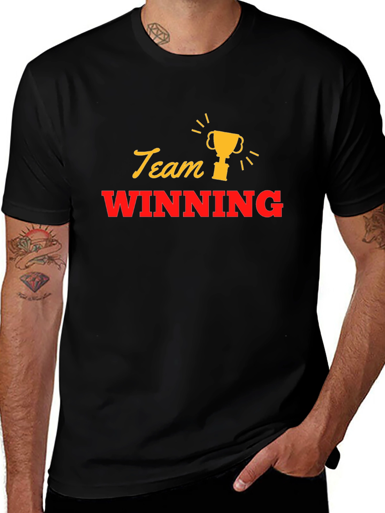 Team Winning Black T-Shirt