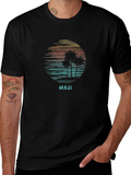 Maui Palm Tree Sunset T-Shirt