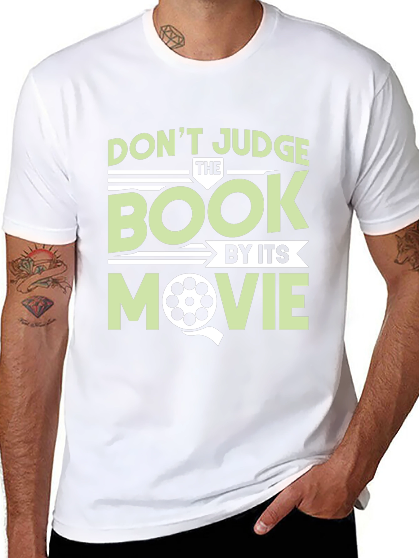 Dont Judge the Book By Its Movie Graphic Tee