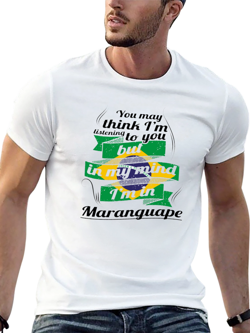 Maranguape Brazil Flag T-Shirt - Mind Vacation Tee