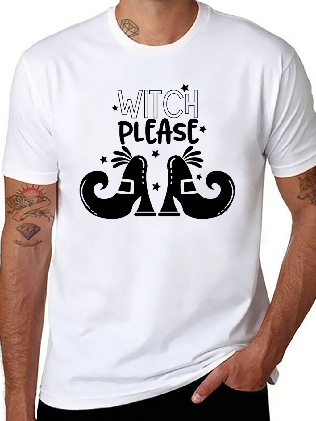 Witch Please Graphic Tee - Halloween T-Shirt