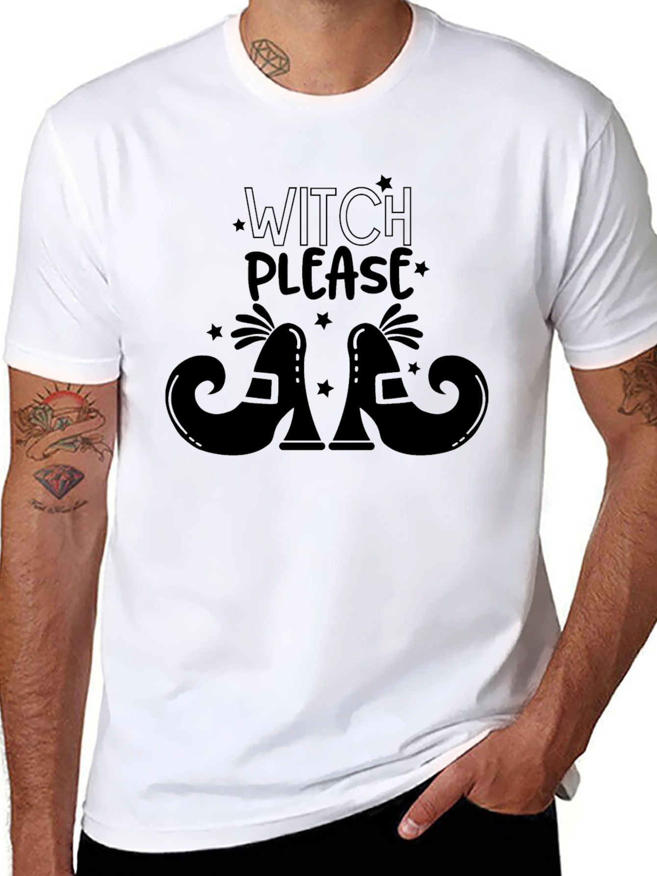 Witch Please Graphic Tee - Halloween T-Shirt