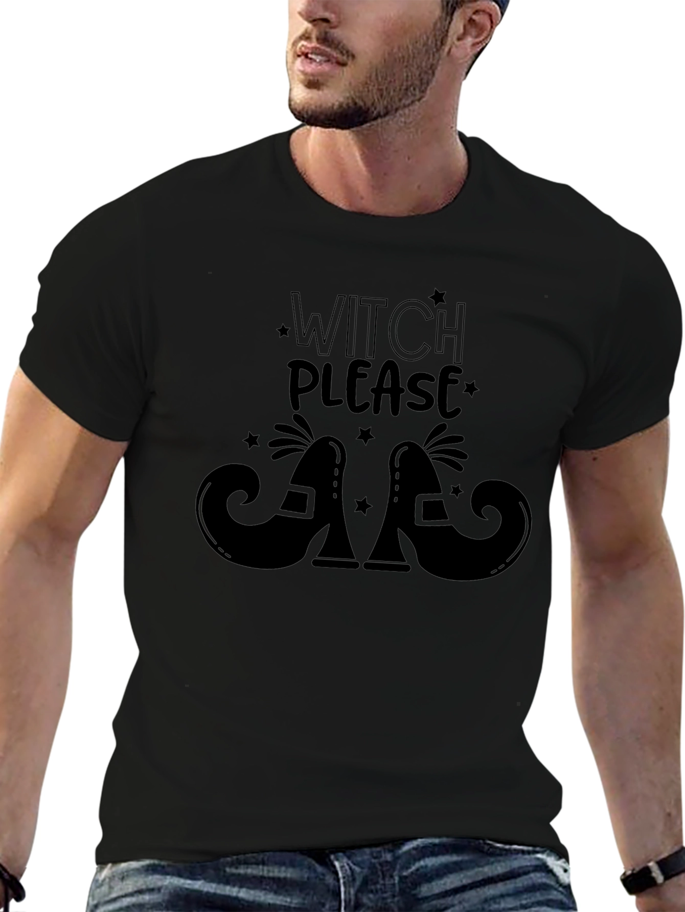 Witch Please Graphic Tee - Halloween T-Shirt