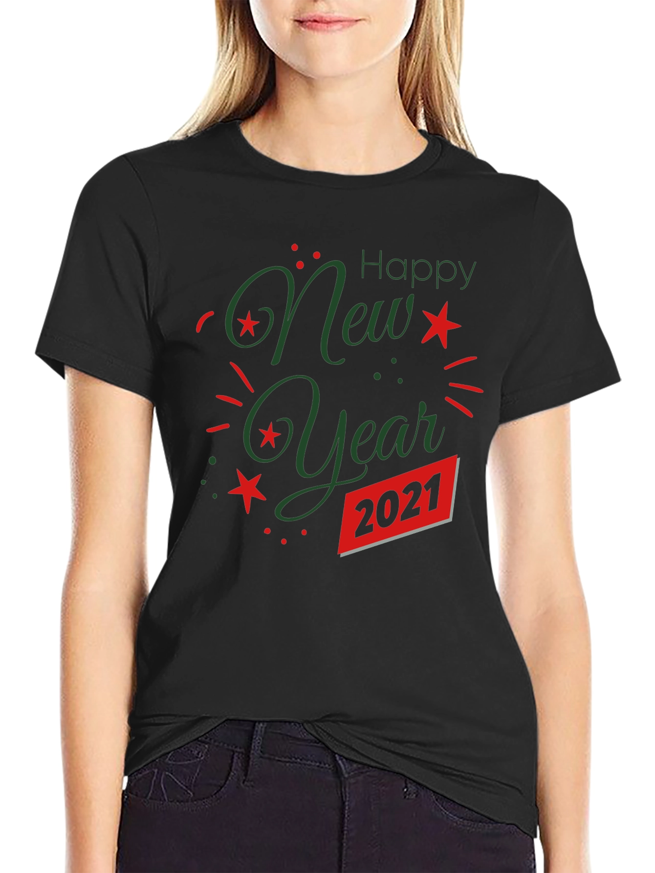 Festive New Year 2021 Graphic Tee