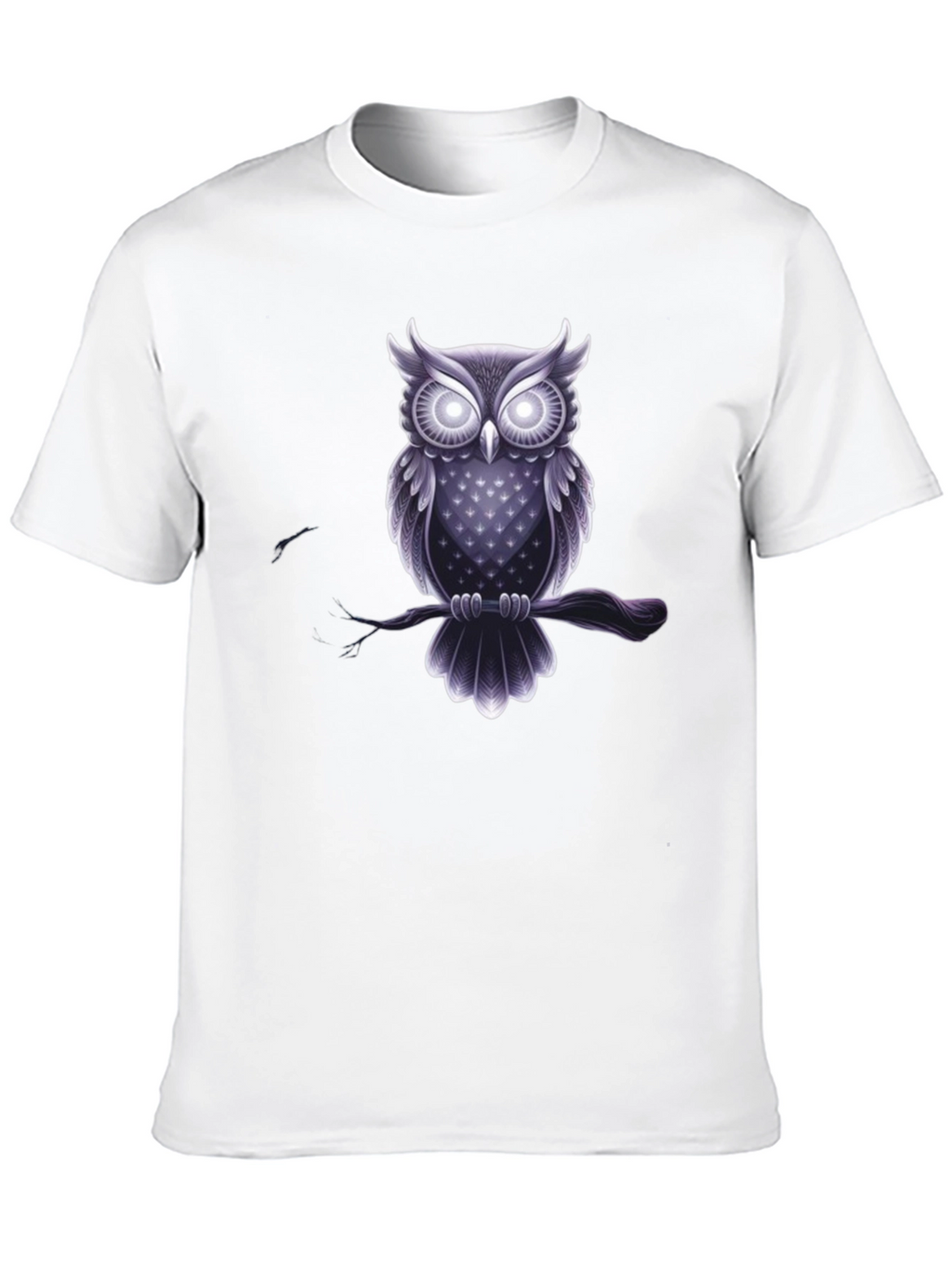 Owl Graphic Tee - Mens Black T-Shirt