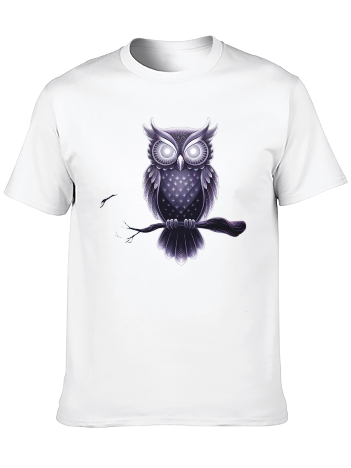 Owl Graphic Tee - Mens Black T-Shirt