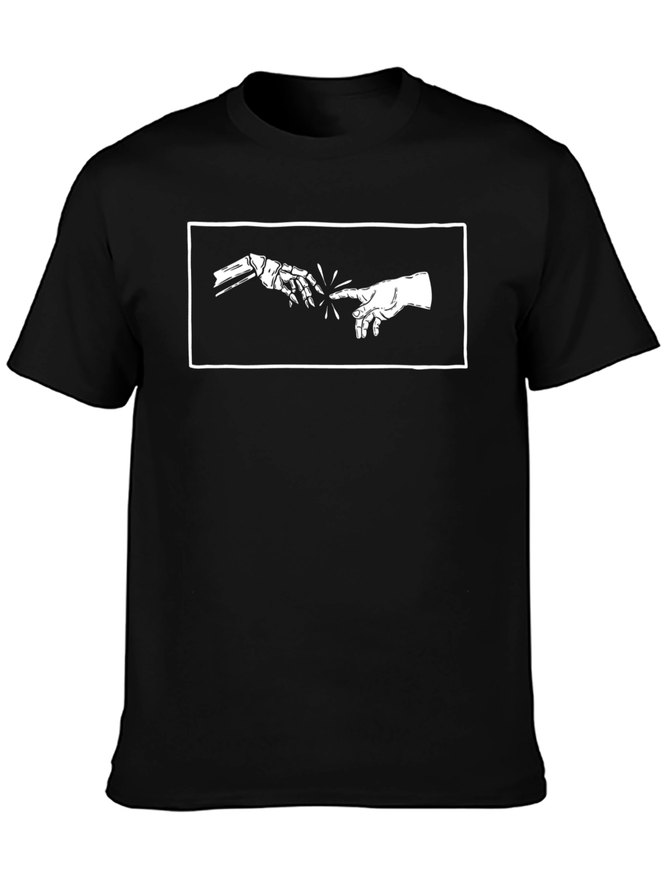 Creation of Adam Robot Hand T-Shirt