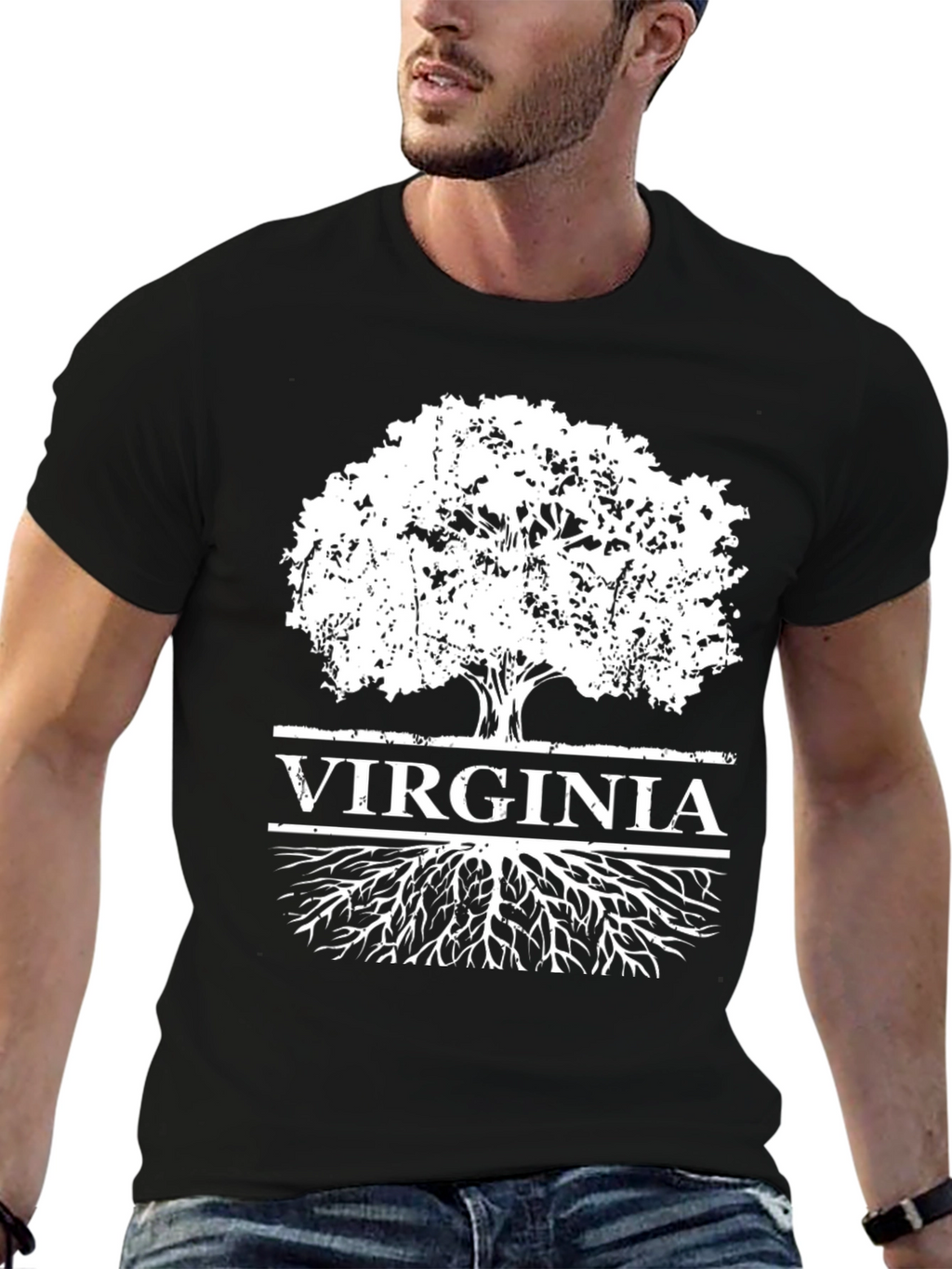 Virginia Tree Roots Graphic T-Shirt
