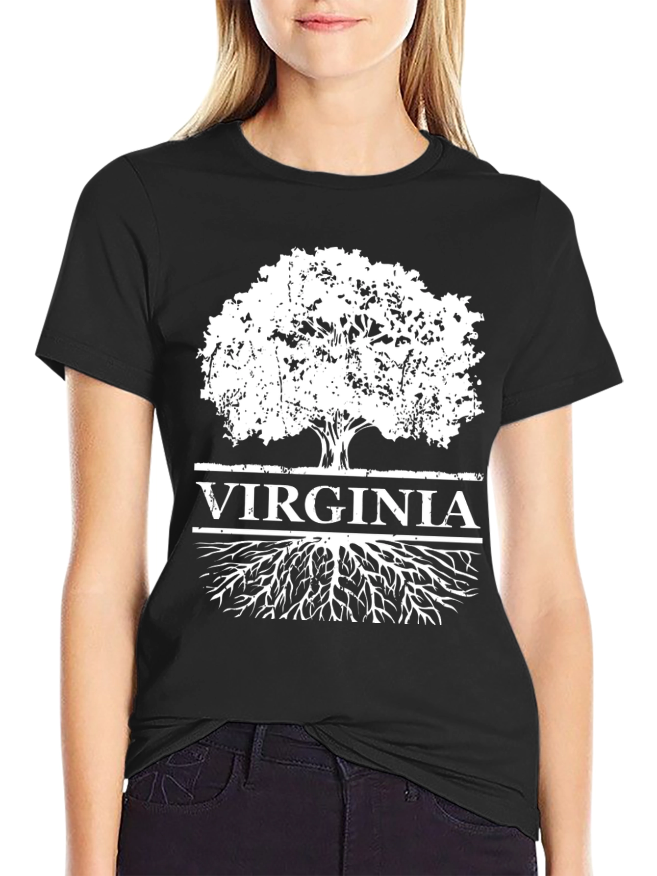 Virginia Tree Roots Graphic T-Shirt