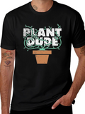 Plant Dude Graphic Tee - Black