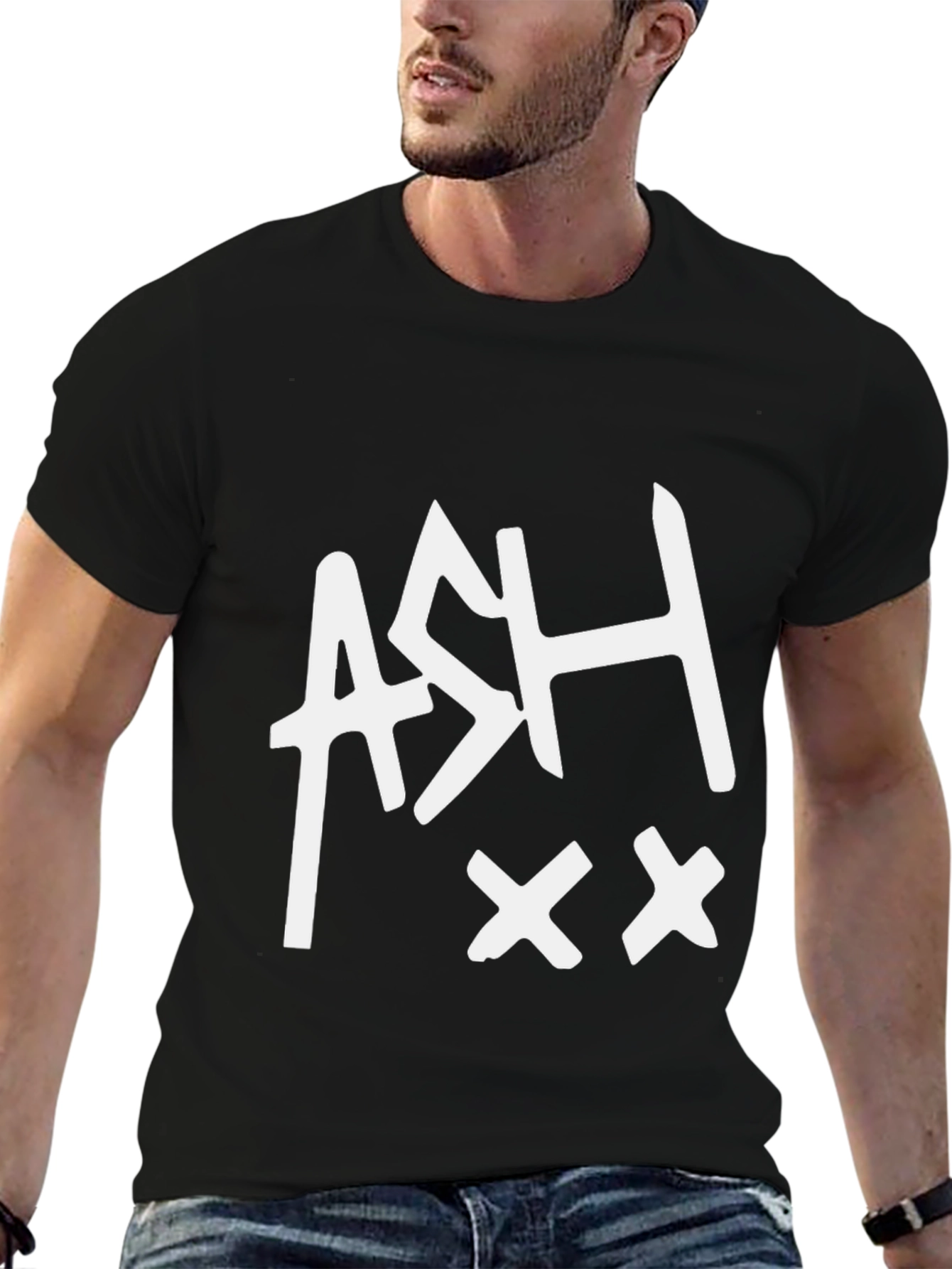 ASH XX Graphic Tee - Mens Black Cotton T-Shirt