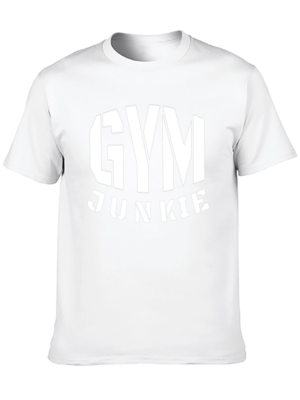 Gym Junkie Black Graphic T-Shirt