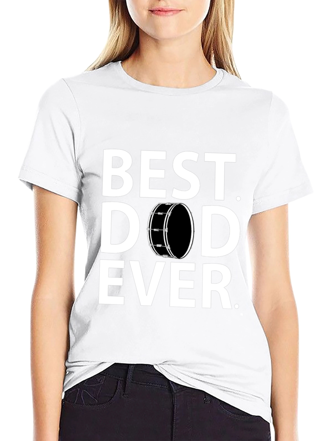 Best Dad Ever T-Shirt - Drummer Edition