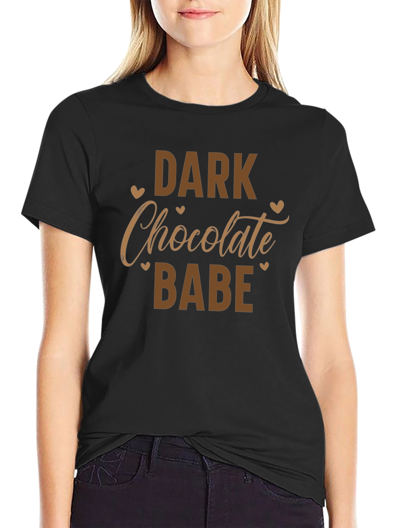 Dark Chocolate Babe Graphic T-Shirt