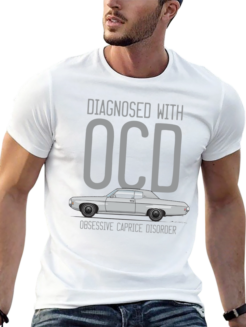 Diagnosed with OCD Obsessive Caprice Disorder T-Shirt