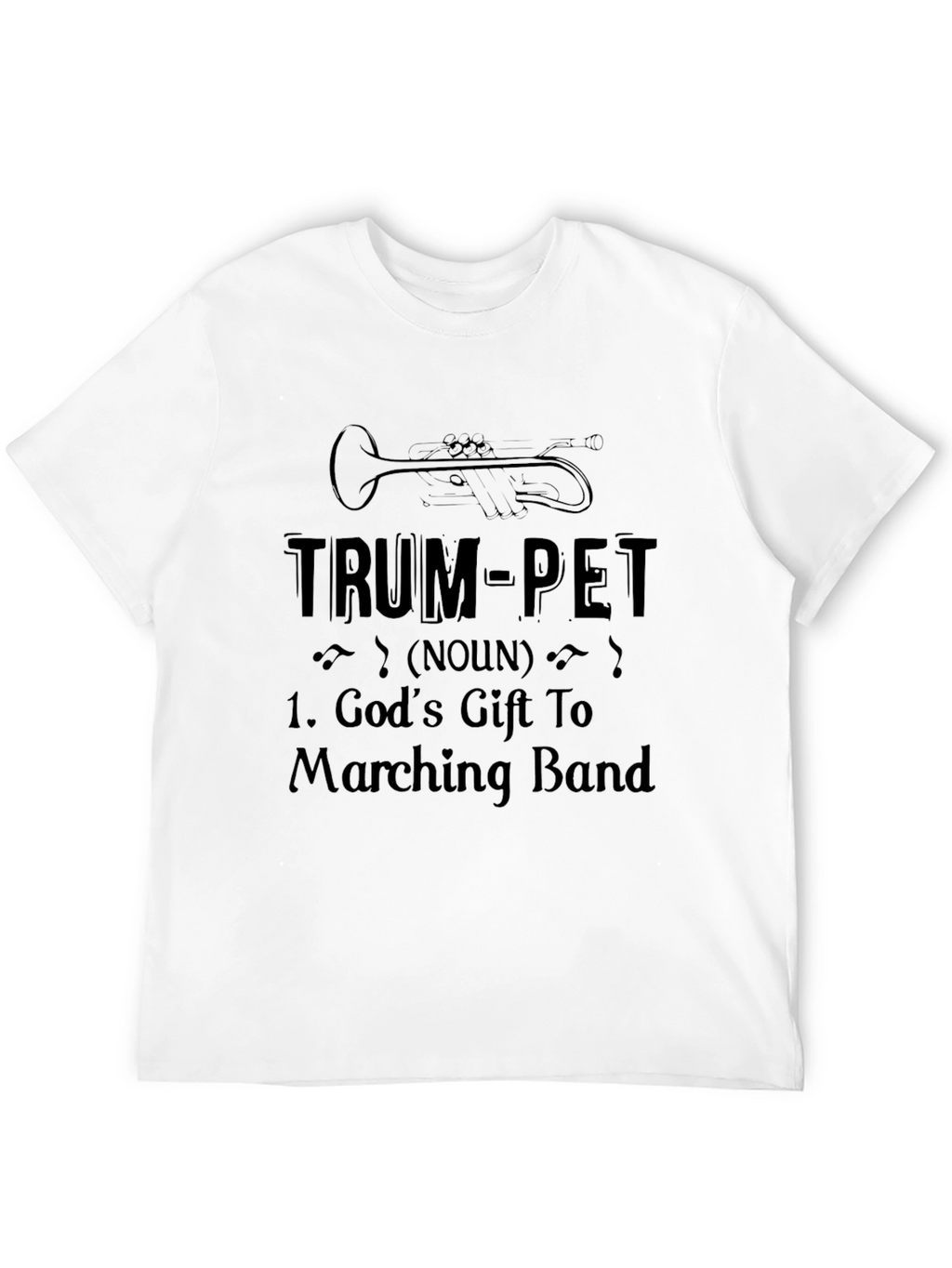 Trumpet Definition T-Shirt - Musician Marching Band Tee