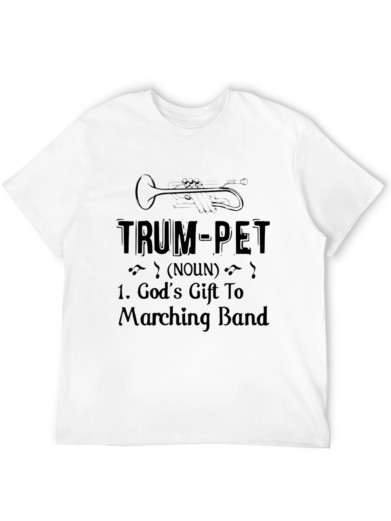 Trumpet Definition T-Shirt - Musician Marching Band Tee