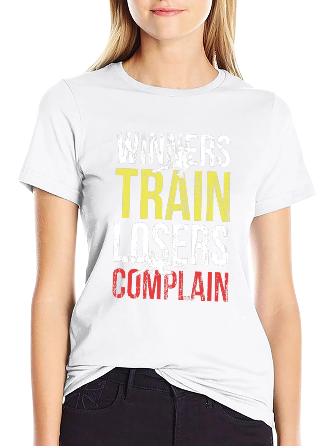 Winners Train Losers Complain Graphic Tee