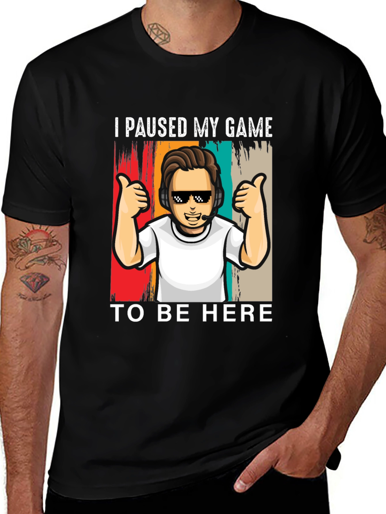 Gamer T-Shirt - I Paused My Game to Be Here