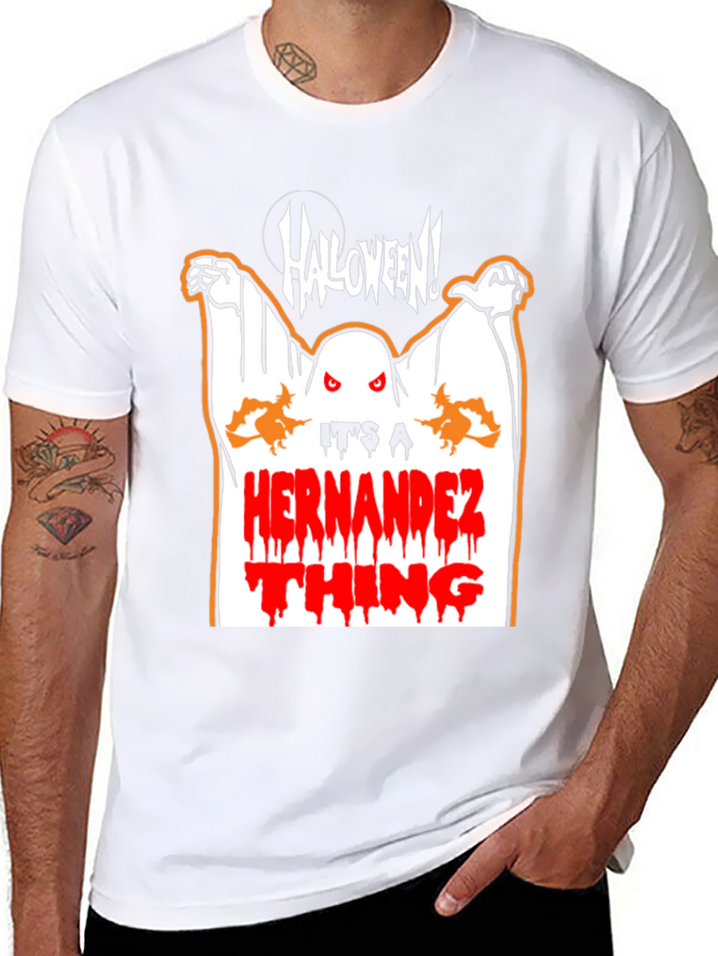 Halloween Hernandez T-Shirt - Spooky Family Fun
