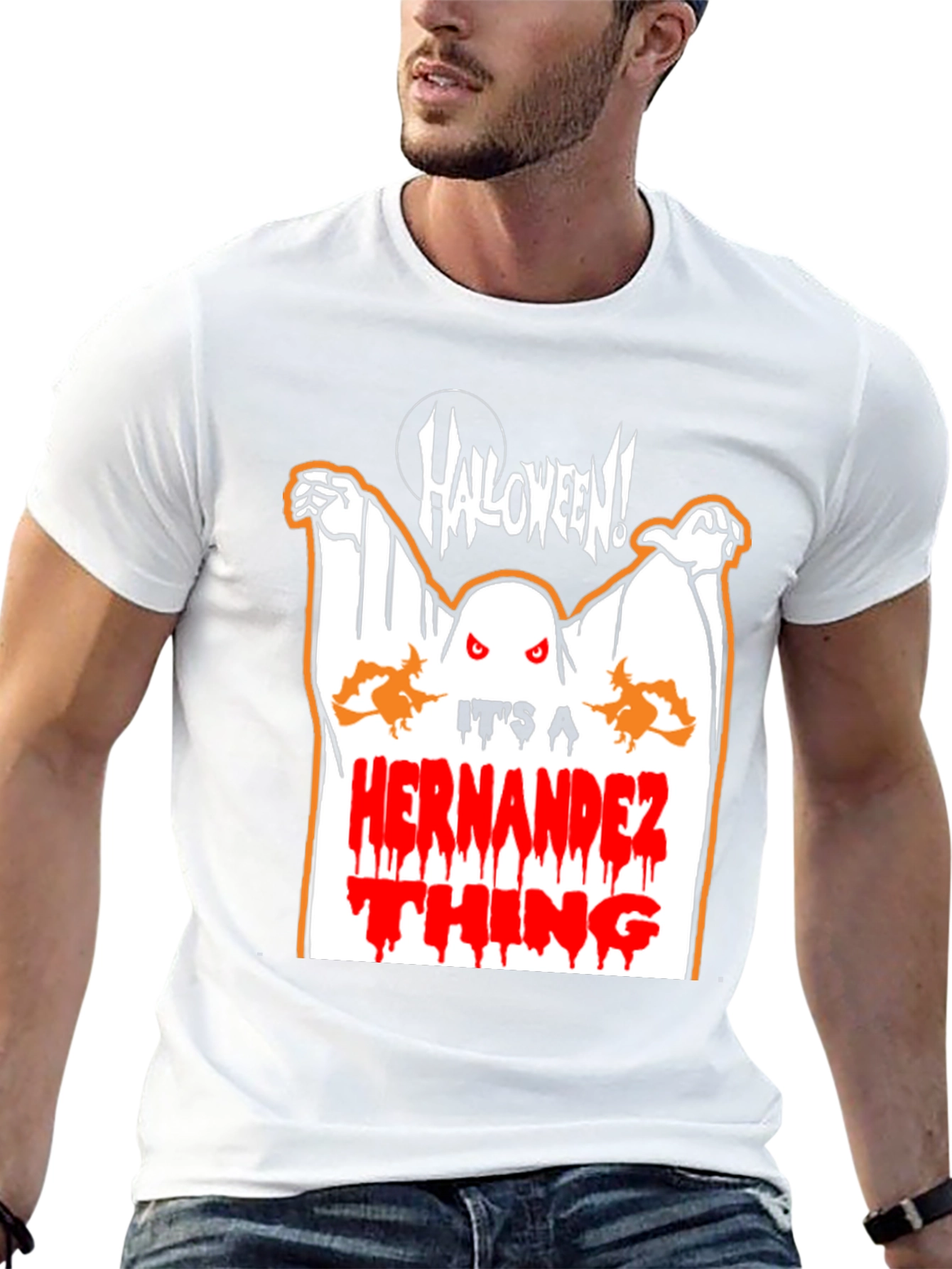 Halloween Hernandez T-Shirt - Spooky Family Fun