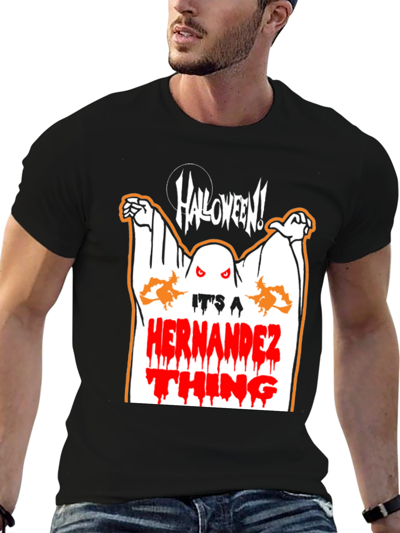 Halloween Hernandez T-Shirt - Spooky Family Fun