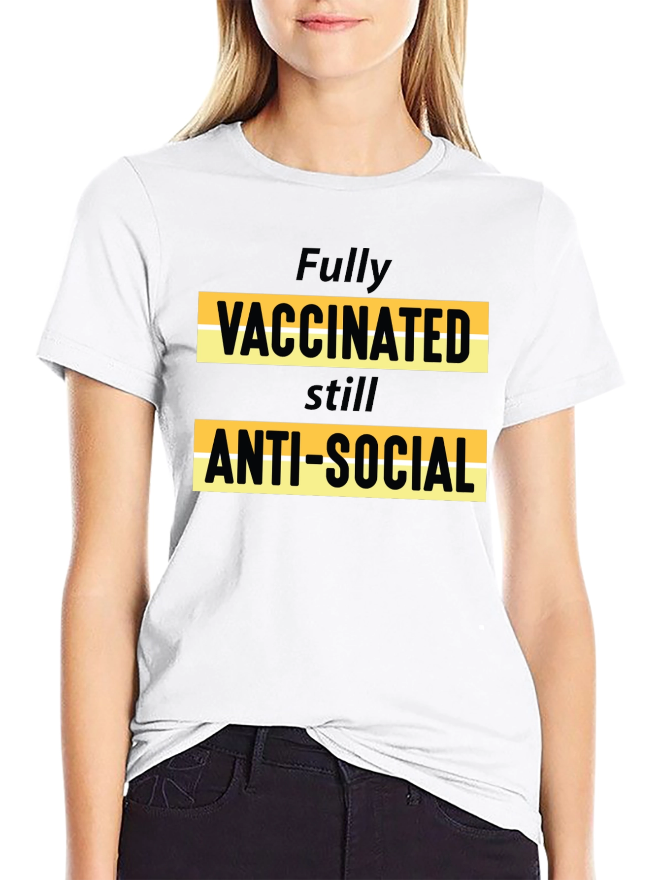 Vaccinated Anti-Social Graphic Tee