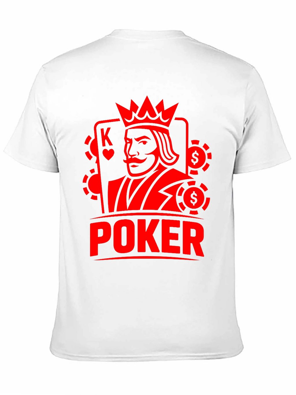 Poker King Graphic Tee - Casino Card Game Shirt