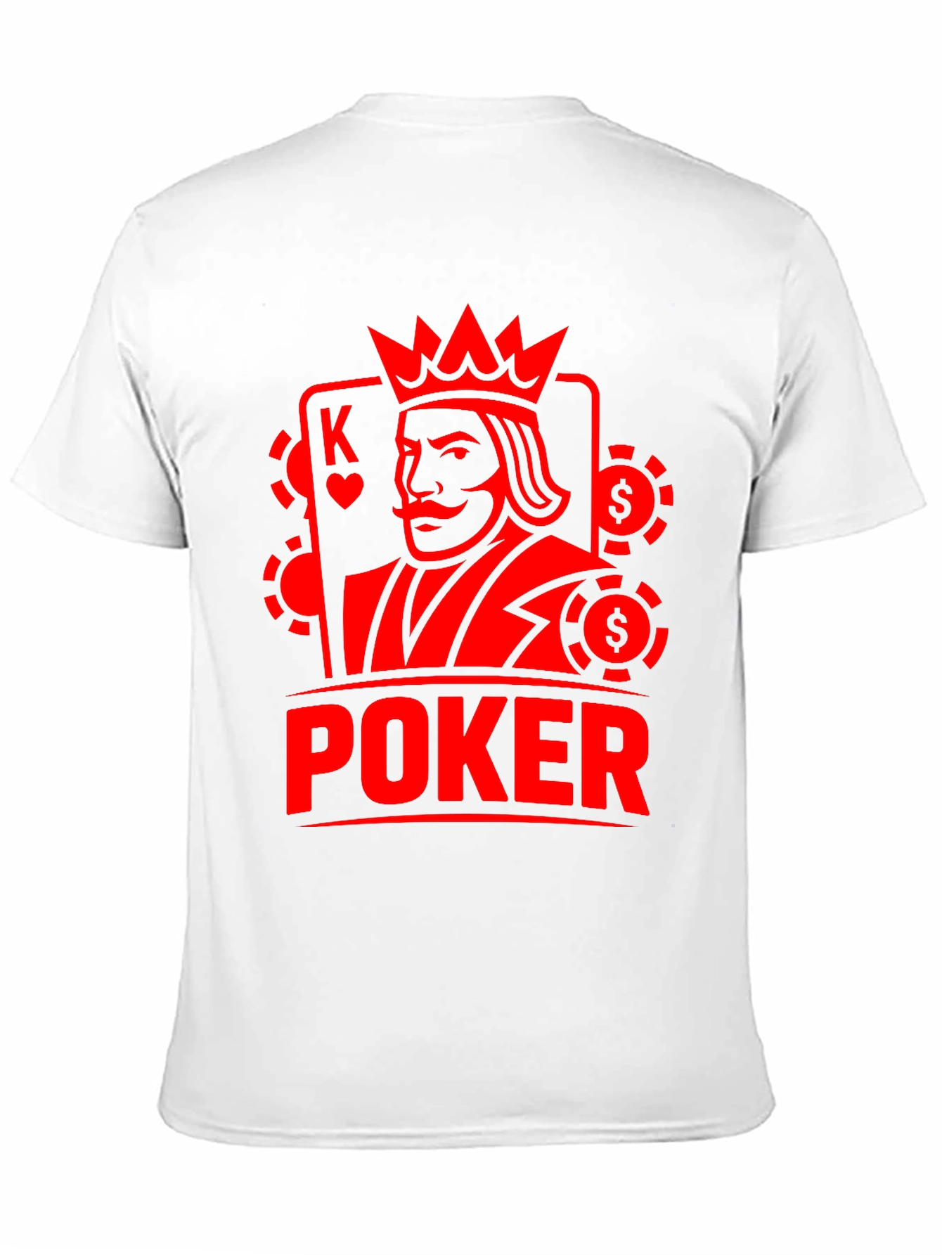 Poker King Graphic Tee - Casino Card Game Shirt