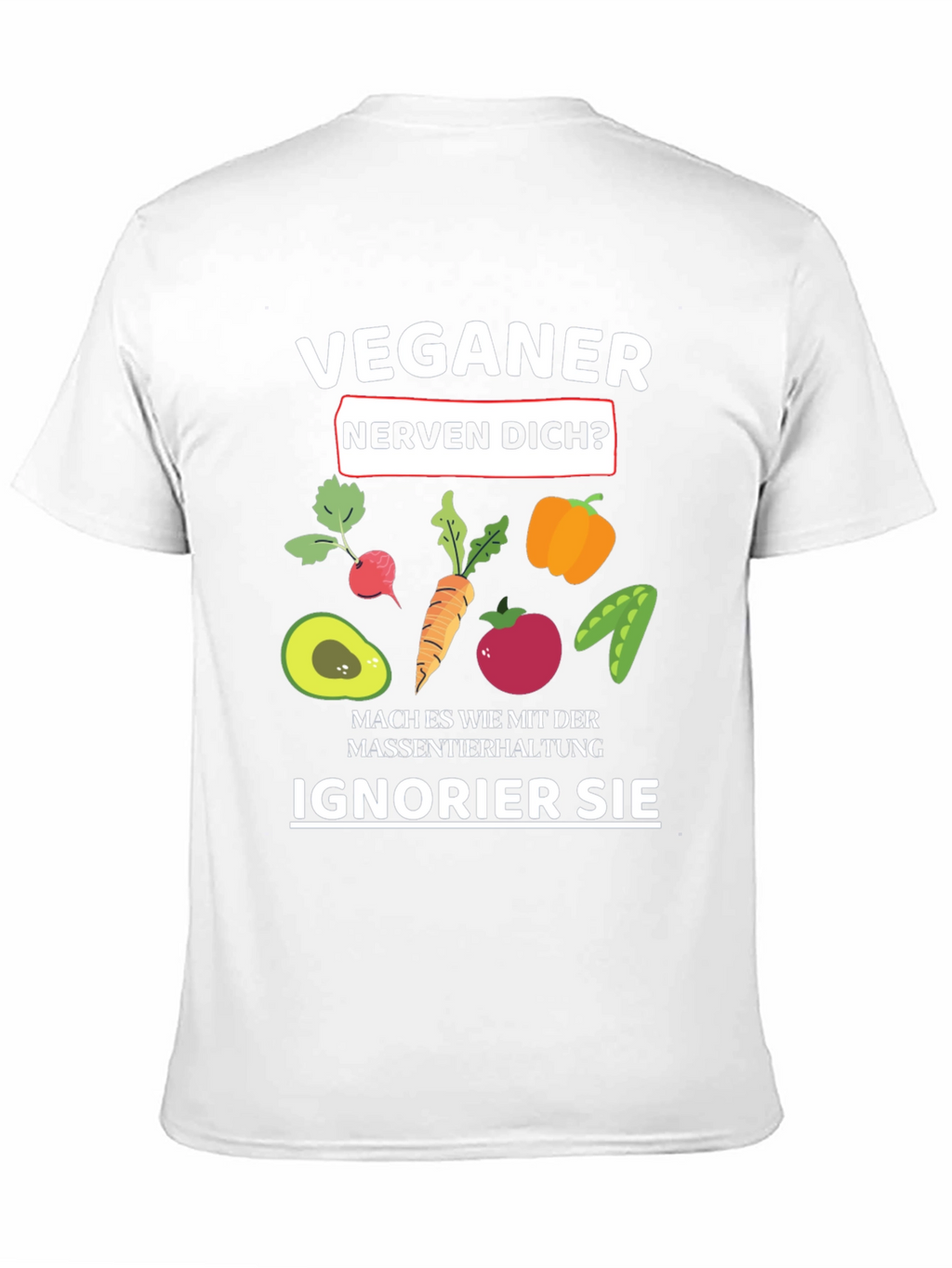 Vegan Slogan T-Shirt - Black Vegan Humor Tee