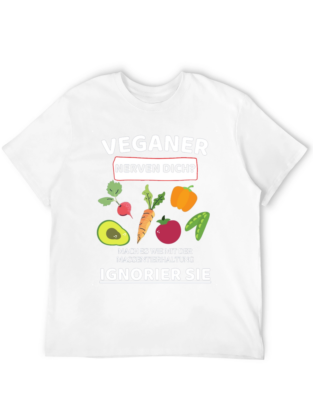 Vegan Slogan T-Shirt - Black Vegan Humor Tee