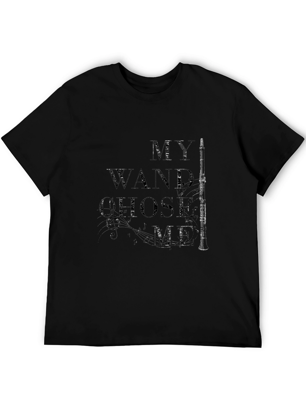 My Wand Chose Me Music T-Shirt
